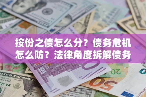 北京按份之债怎么分？债务危机怎么防？法律角度拆解债务分配与风险自保指南