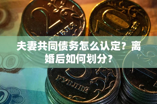 北京夫妻共同债务怎么认定？离婚后如何划分？