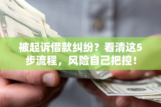 北京被起诉借款纠纷？看清这5步流程，风险自己把控！